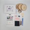 Ink and Trinket Kids Farm Animals Craft Kit, DIY Ornaments, Natural Wood Painting Set